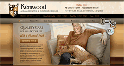 Desktop Screenshot of kenwoodvet.com